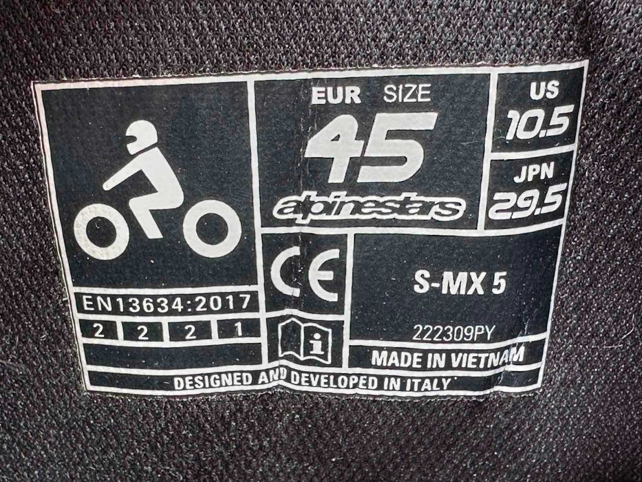 Мото ботуши Alpinestars S-MX 5 – размер 45