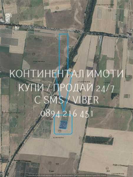 кодл 63083. Овощна градина 4300м2 на 700м от шосе.