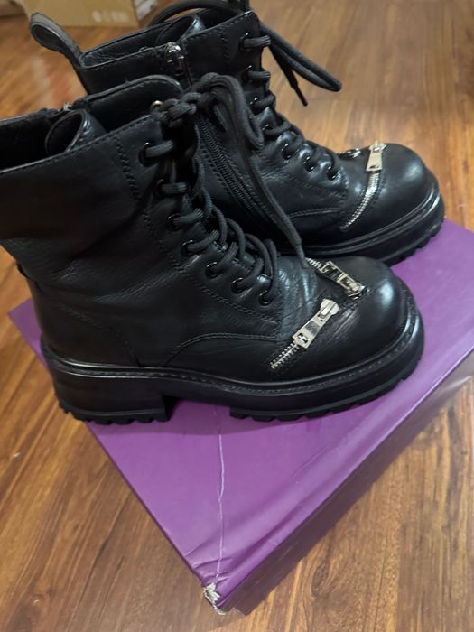 Ботинки кожаные ( Sasha Fabiani)