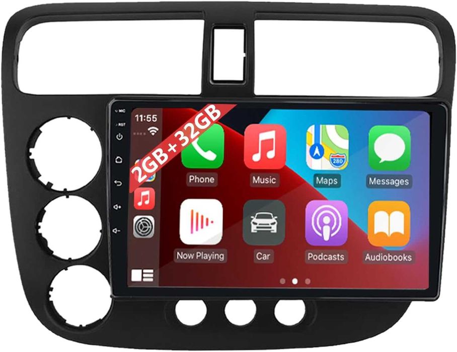 Мултимедия Двоен дин за Honda Civic навигация с Android за Civic 2005