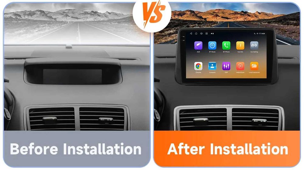 Мултимедия 9″ Android 14 за OPEL MERIVA B CARPLAY навигация DSP GPS