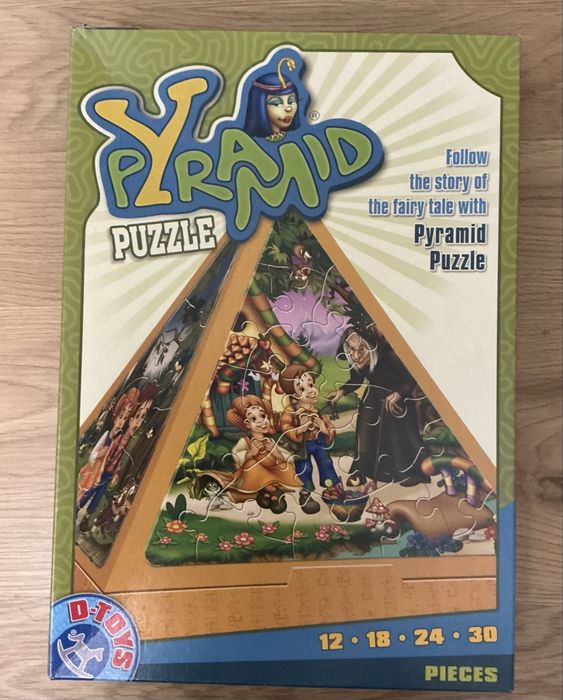 Pyramid Puzzle Hansel și Gretel, D-Toys, 84 Piese , Joc