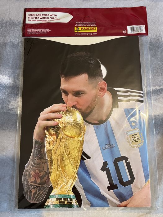 Panini Qatar 2022 Poster cu Argentina + 30 stickere
