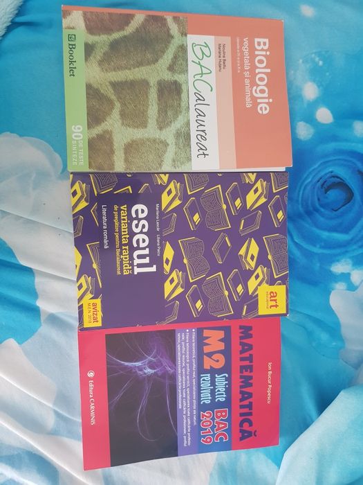 Carti bacalaureat matematica biologie romana (2+1 gratis)