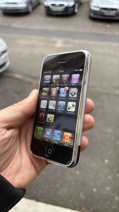 iPhone 2g Primul iPhone A1203-Functional-16GB-De Colectie-Rar-Deosebit