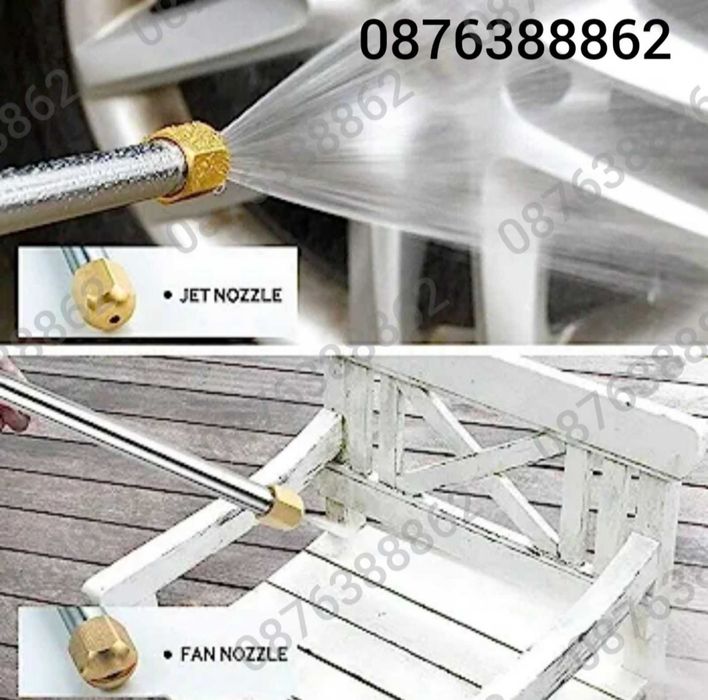 ПРОМО! Мощна Водоструйска с Високо Налягане и Четка Water Zoom