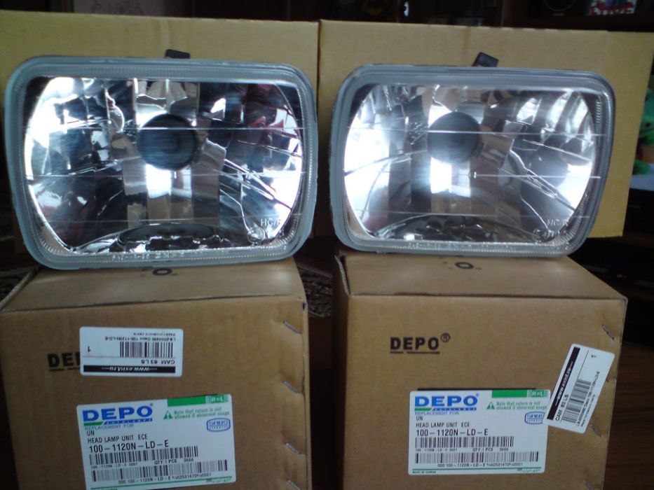 Фара hiace / хайс хрустальный 85-03 год