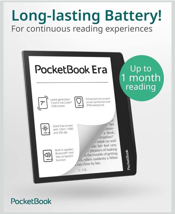Электронная книга Pocket Book 700 Era Silver