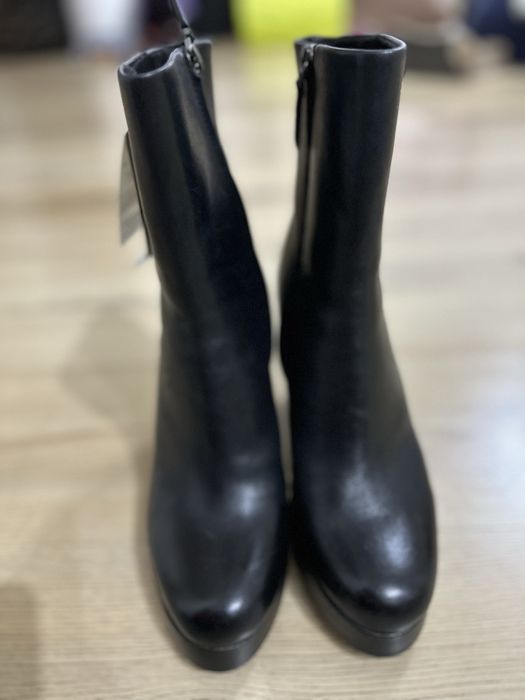 Боти Zara - телешка кожа