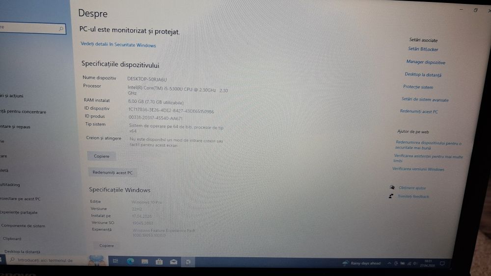 Laptop Lenovo ThinkPad T450