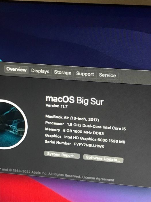 Продается MacBook Air 2017