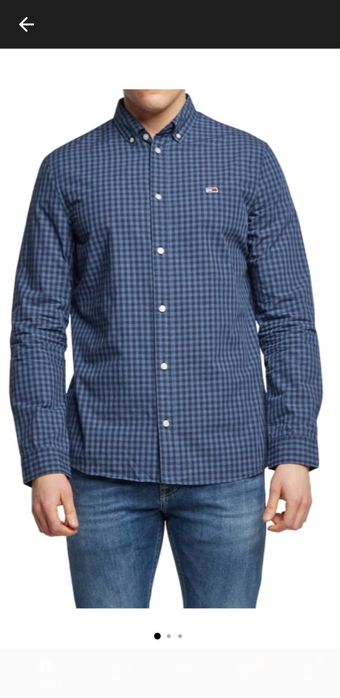 Camasa Tommy Jeans cu eticheta