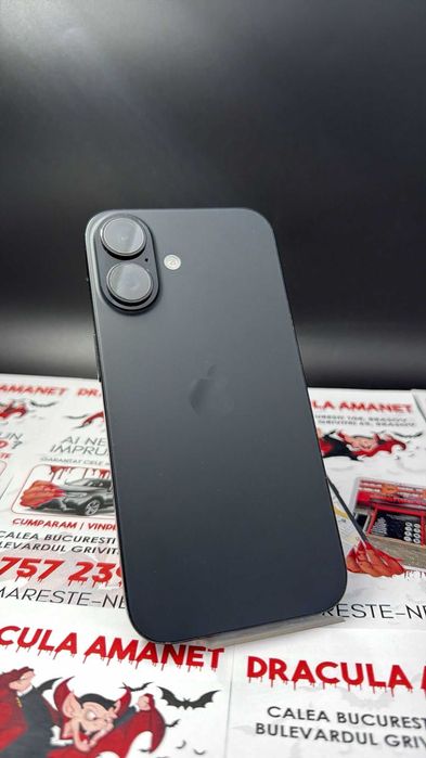 Dracula Amanet: iPhone 16, 128Gb/100%.