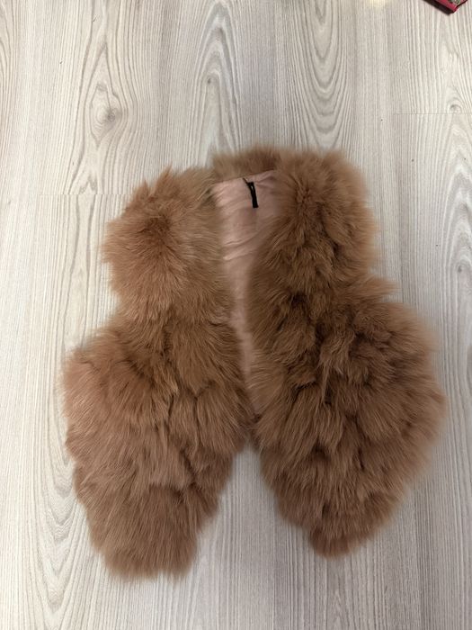 Vestă blană naturală iepure