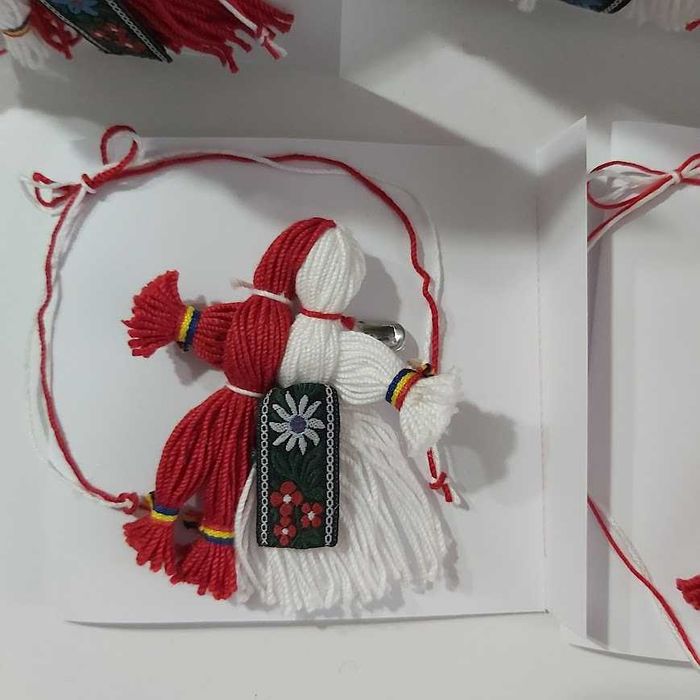 Mărțișor perechi fire bumbac