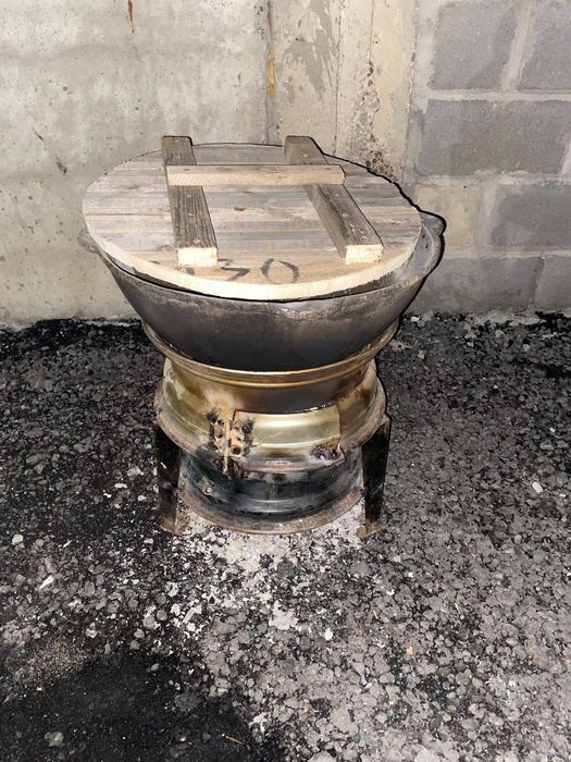 Казан с печкой на природу