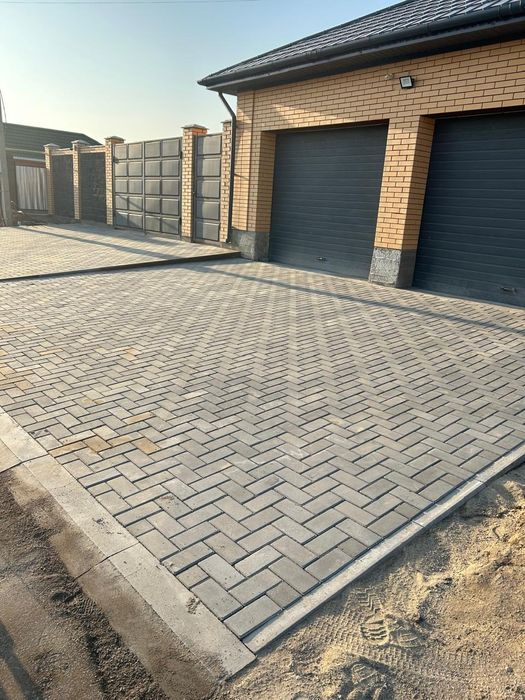 Брусчатка укладка