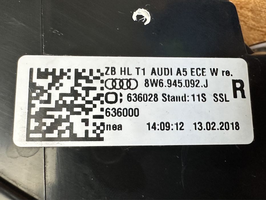 Stopuri / Triple Audi A5 / S5 8W 2016-2021