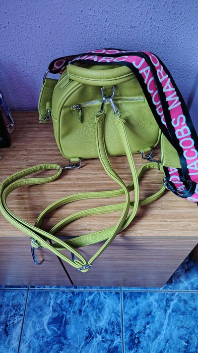 Дамска кожена раница