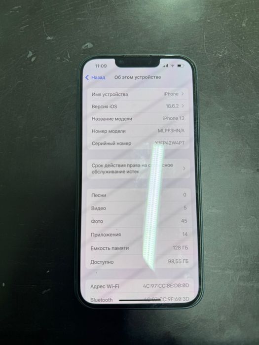 Iphone 13 blue 128gb