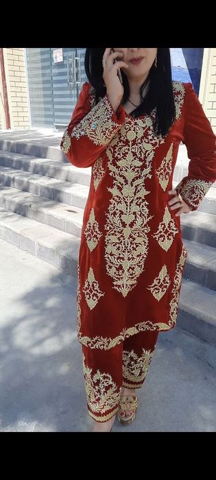 Платье женское со штанами