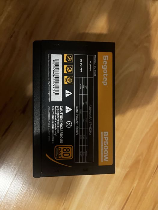 Sursa PC Segotep BP500W – 500W, 80 PLUS Bronze, modulară