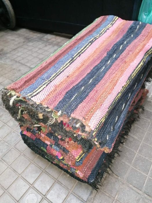 Ръчно тъкани  черги два броя