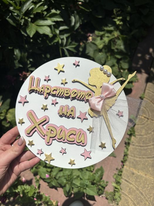 Табелка за стая с име