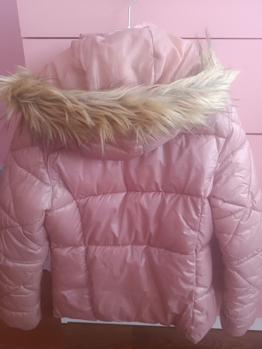 Детско яке НМ с пухена качулка