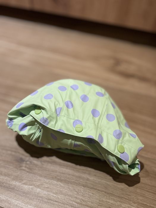 Salopeta ploaie Racoon verde - Mov 98