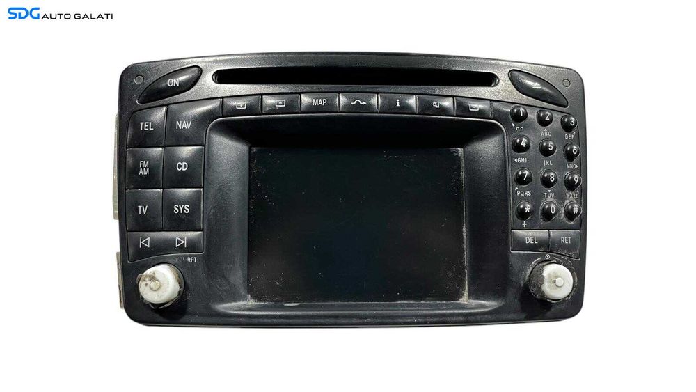 Unitate Radio CD Player Navi Navigatie Mercedes Clasa C Class W203 2001 - 2004 Cod A2038209689 [L5759]