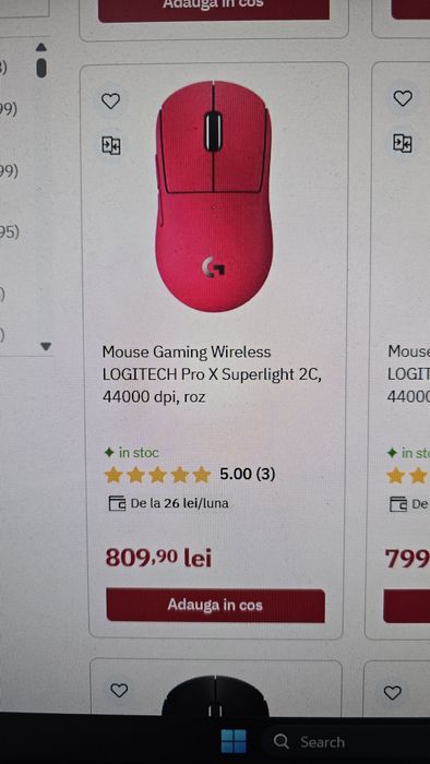 Vand logitech logitech g pro x superlight 2c Sigilat