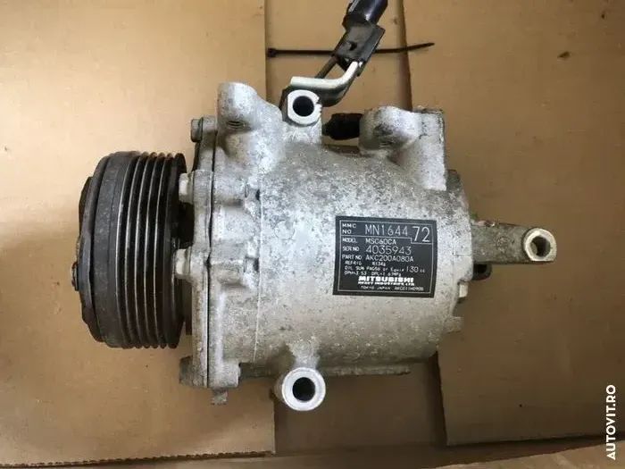 Compresor clima mitsubishi colt 2009 msc60ca ac freon mn164472