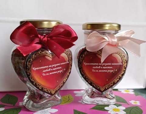 Розово Сърце с Любов – Ексклузивен Ръчен Подарък