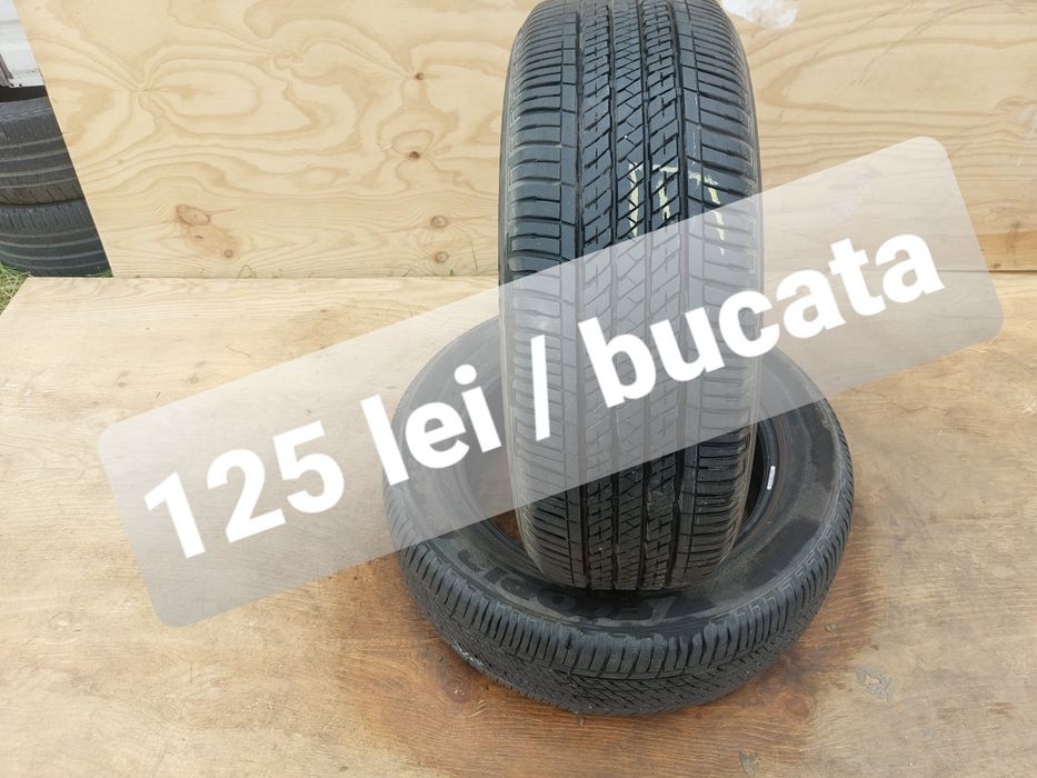 125 lei bucata! Doua anvelope de vara 235 55 r18 Bridgestone Ecopia
