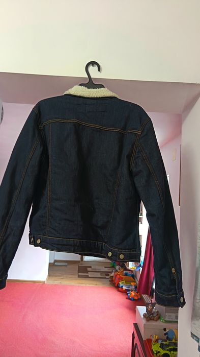 Replay, geaca denim înblanita, XL