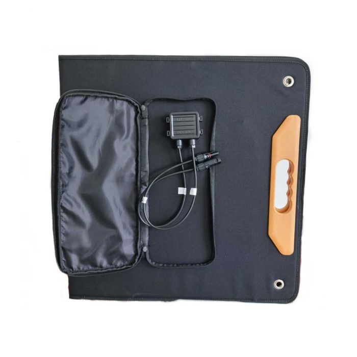 Олекотен МОЩЕН Соларен куфар 300w + 20А МРРТ контролер панел мек