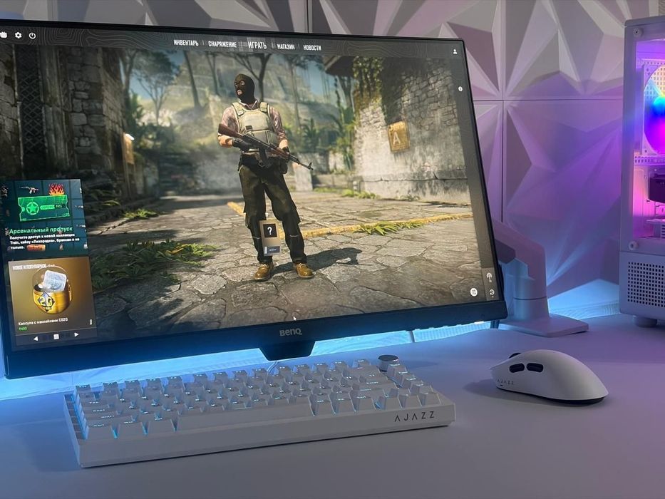 Компьютер комплект белый сетап