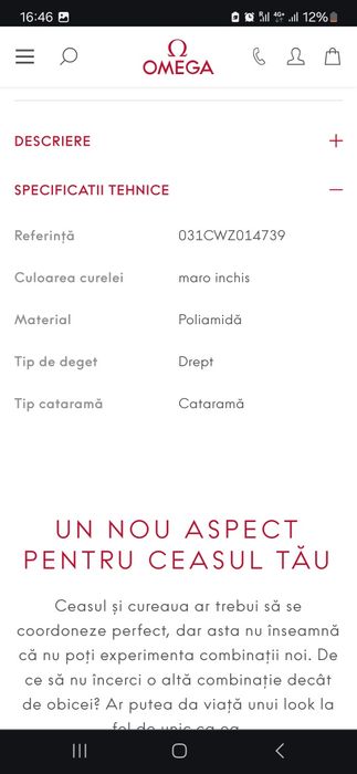 OMEGA 007 EDITIE titanium curea nato