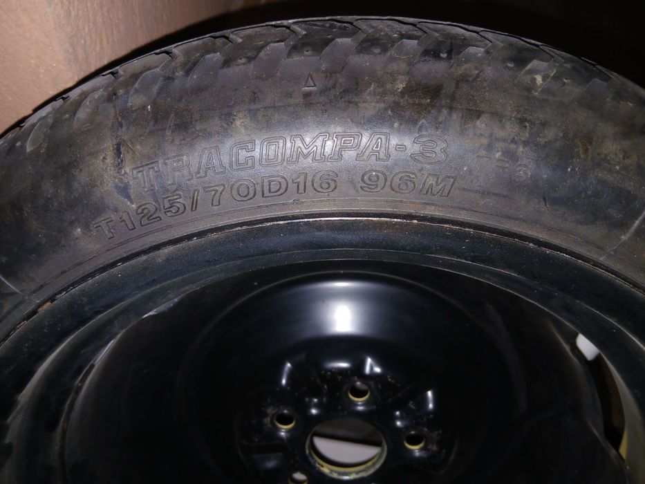 Резервна гума (патерица) за Subaru 5x100 R16