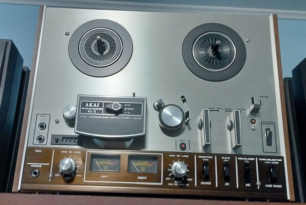 Magnetofon Akai 4000 DS,Akai 4000 D și Sony TC 377