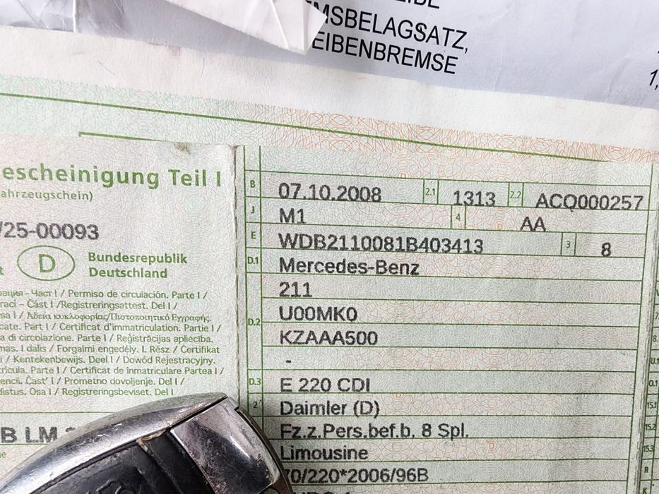 Mercedes-Benz E 2 buc e 220 import germania