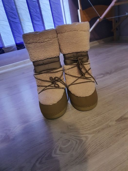 Cizme dama îmblănite stil moon boots