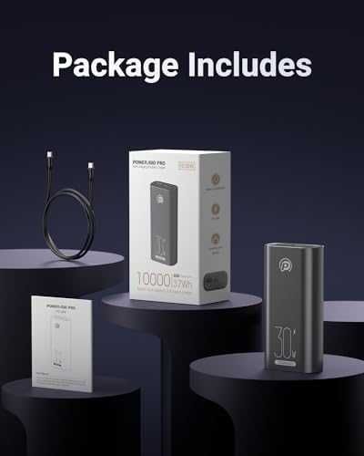 Нов Компактен 30W Power Bank батерия 10000mAh за Смартфони и Таблети зарядно