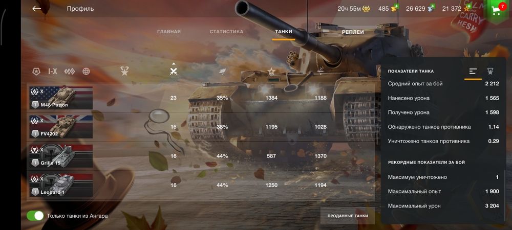 Продаю аккаунт WoT BLitz