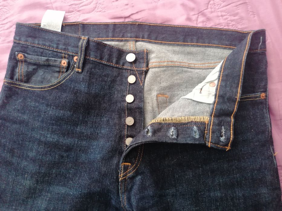 Класически Levi's 501 Original – W32 L32 – Тъмно сини (Indigo)