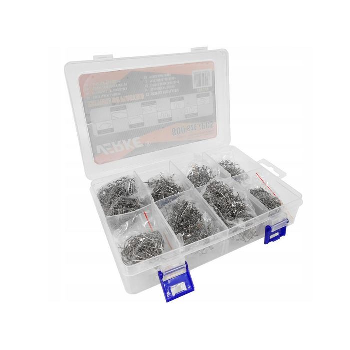 Set capse pentru sudura plastic, diametru 0.6 - 0.8 mm, 800 piese,