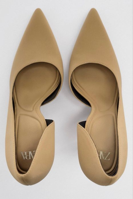 Атласные туфли Zara