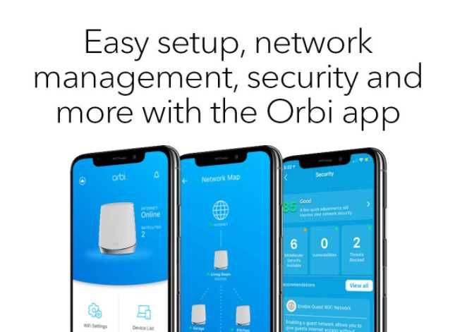 Router wireless Netgear ORBI MESH AX4200 TRI-BAND 3 pack RBK753 NOU