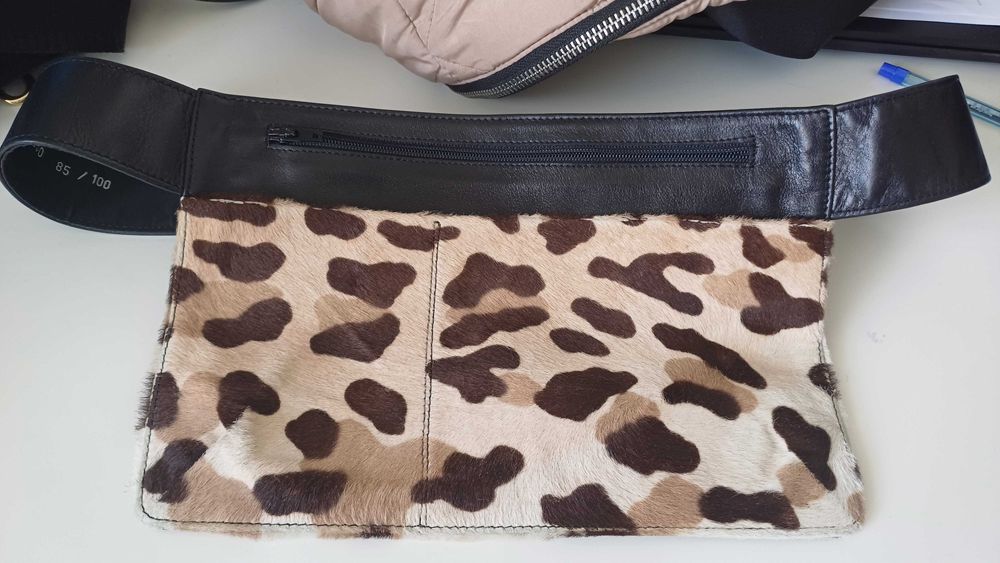 Колан чанта естествена кожа